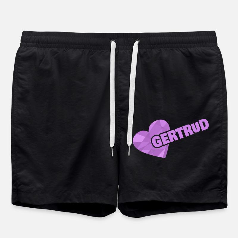 Geschenk für Gertrud - Badeshorts - Schwarz