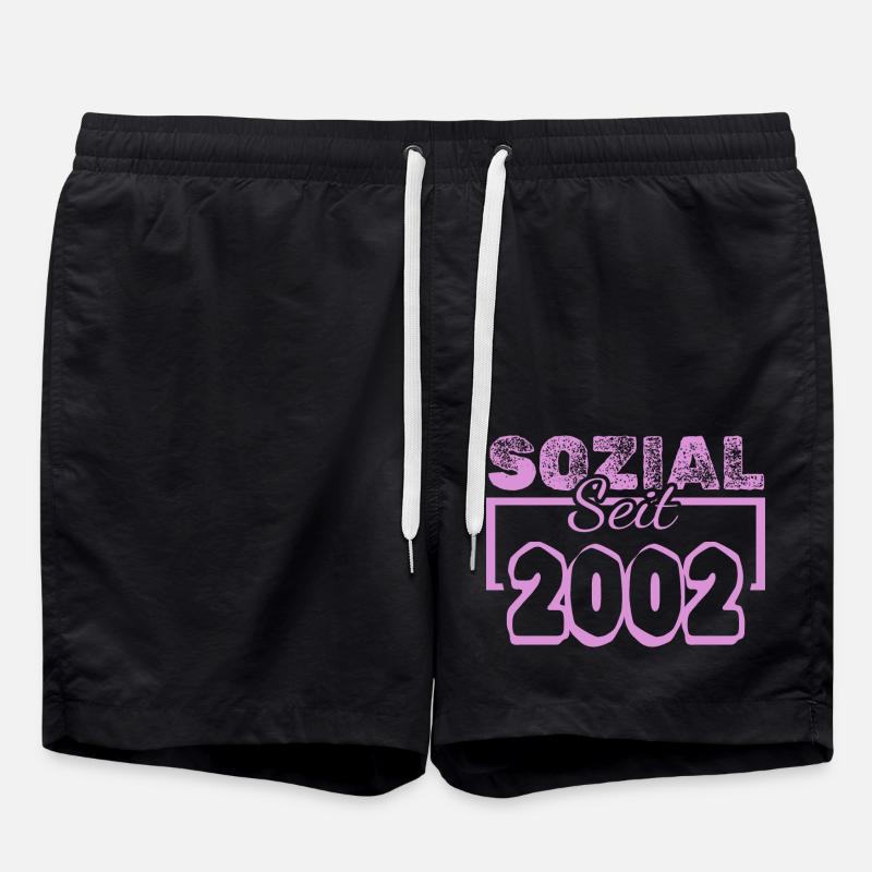 seit 2002 - Badeshorts - Schwarz