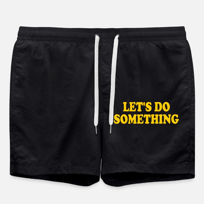 lets do something - Short de bain - noir
