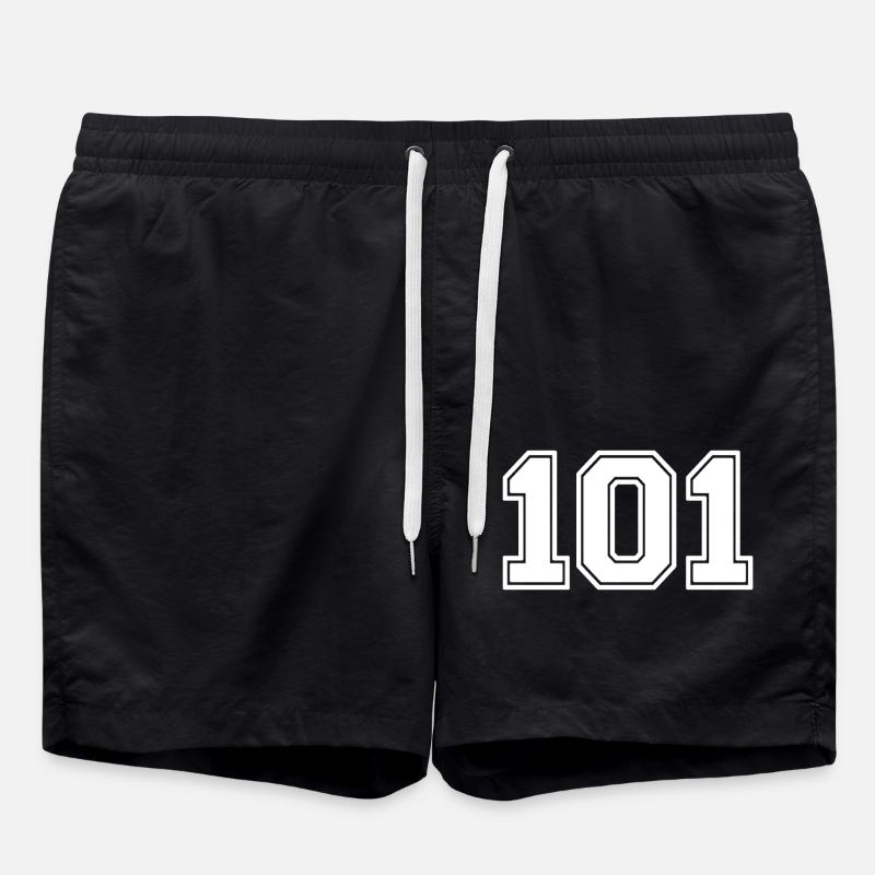 101 - Short de bain - noir