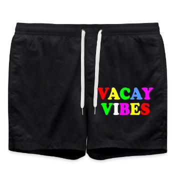 Vacay vibes - Short de bain - noir - Devant - AI Model Male 185 light (185cm)