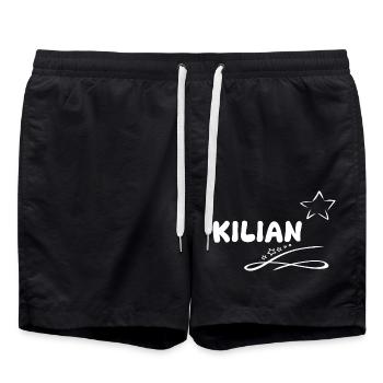 Cadeau Kilian - Short de bain - noir - Devant - AI Model Male 185 light (185cm)