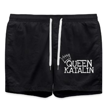Katalin comme prénom - Short de bain - noir - Devant - AI Model Male 185 light (185cm)
