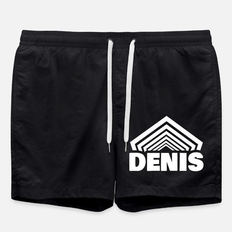 Prénom Denis - Short de bain - noir