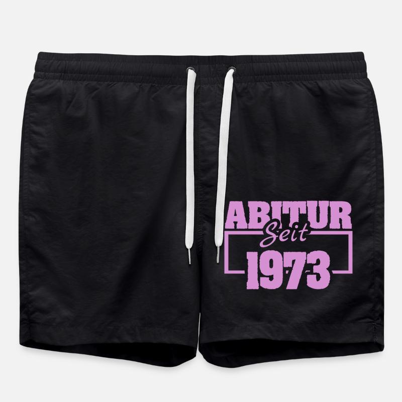 Abi 1973 - Badeshorts - Schwarz