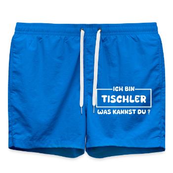 Beruf Tischler - Badeshorts - Cobalt blue - Vorne