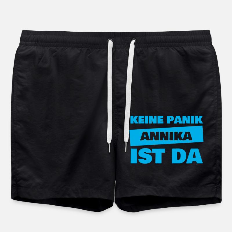 First name Annika - Swim Trunks - black