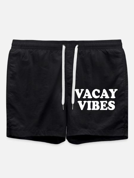 Vacay vibes - Swim Trunks - black
