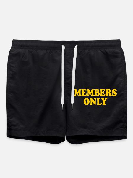 members only - Swim Trunks - black
