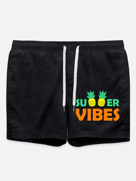 Summer Vibes 02 - Swim Trunks - black