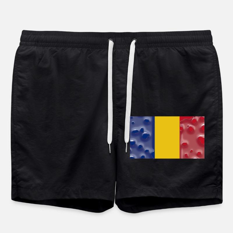 Romania Romania - Swim Trunks - black