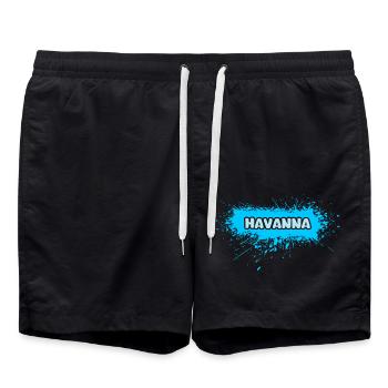 Soleil La Havane - Short de bain - noir - Devant - AI Model Male 185 light (185cm)