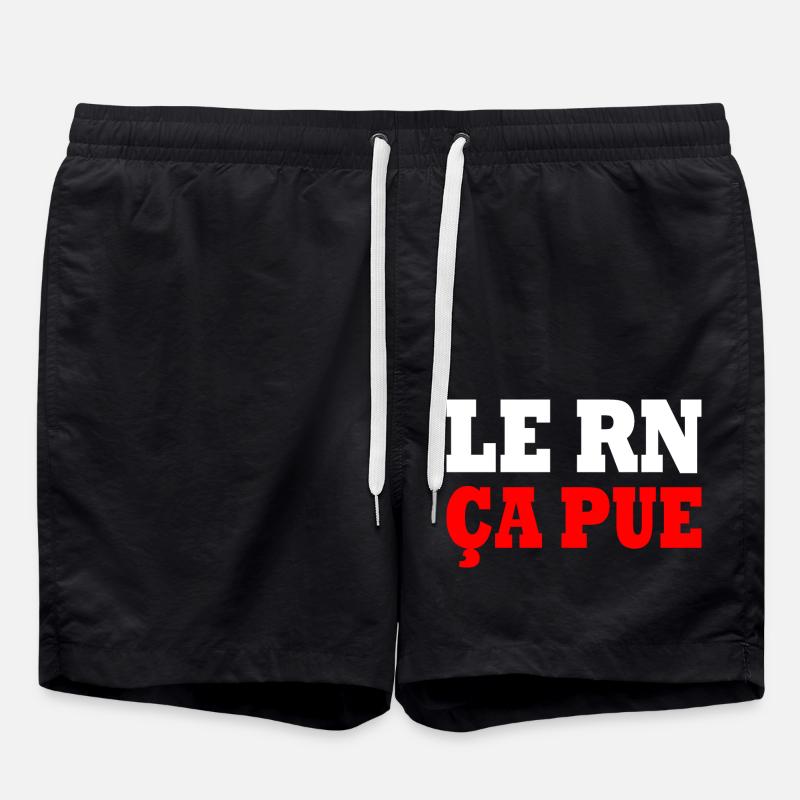 Der RN stinkt - Badeshorts - Schwarz