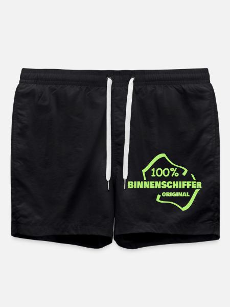 Binnenschiffer - Badeshorts - Schwarz