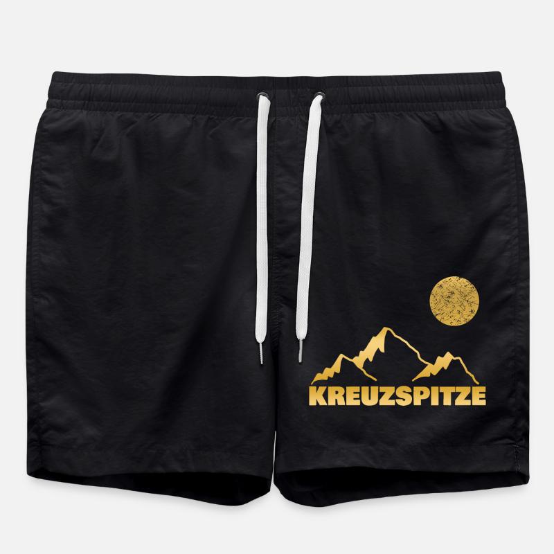 Mountain Kreuzspitze - Swim Trunks - black