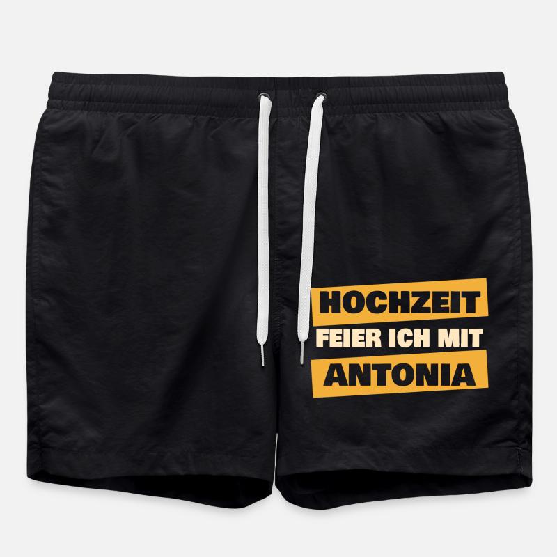 Antonia - Swim Trunks - black