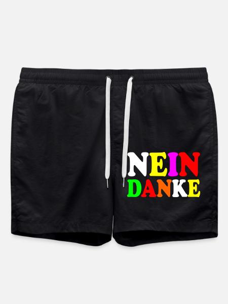No thank you - Swim Trunks - black