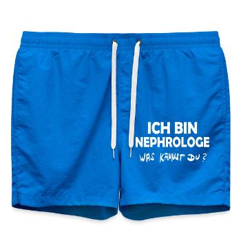 Profession : Néphrologue - Short de bain - cobalt blue - Devant