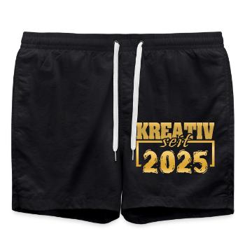 Concepteur de sites Web 2025 - Short de bain - noir - Devant - AI Model Male 185 light (185cm)