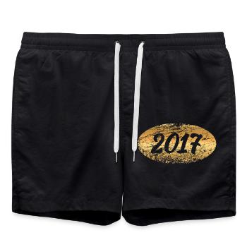 2017 - Short de bain - noir - Devant - AI Model Male 185 light (185cm)