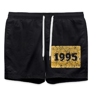 Figure 1995 - Swim Trunks - black - Front - AI Model Male 185 light (185cm)