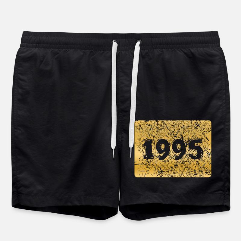 Graphique 1995 - Short de bain - noir