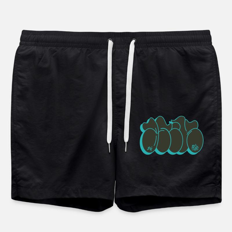 Unbenanntes Projekt 21 - Badeshorts - Schwarz