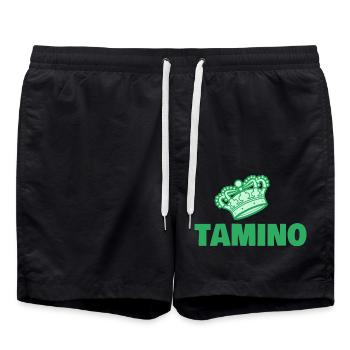 Gift for Tamino - Swim Trunks - black - Front - AI Model Male 185 light (185cm)
