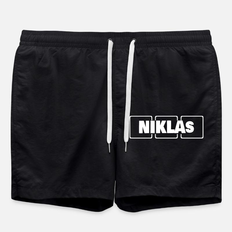 Name: Niklas - Swim Trunks - black