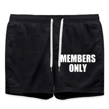 Members only - Swim Trunks - black - Front - AI Model Male 185 light (185cm)