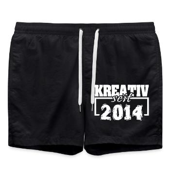 2014 - Swim Trunks - black - Front - AI Model Male 185 light (185cm)