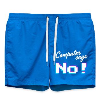 L’ordinateur dit non - L’ordinateur dit non - Short de bain - cobalt blue - Devant
