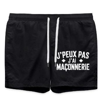 I can't, I have Masonry - Swim Trunks - black - Front - AI Model Male 185 light (185cm)