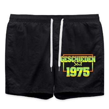 1975 - Swim Trunks - black - Front - AI Model Male 185 light (185cm)