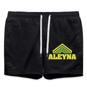 Cadeau pour Aleyna - Short de bain - noir - Devant - AI Model Male 185 light (185cm)