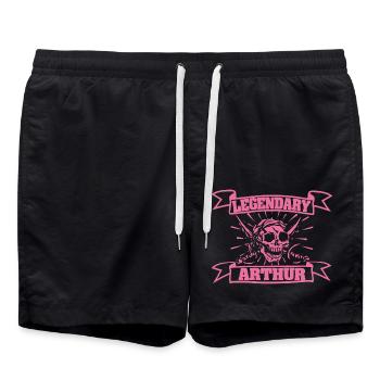 Carnaval Arthur - Short de bain - noir - Devant - AI Model Male 185 light (185cm)