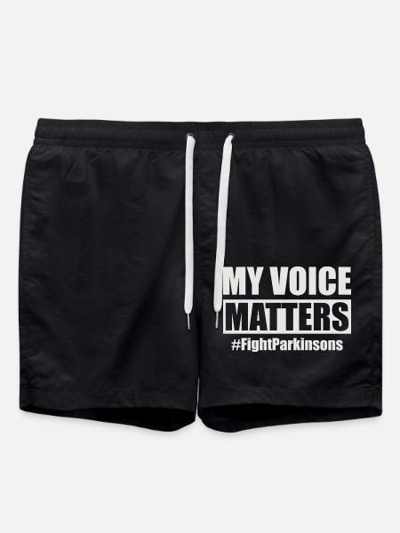 Funny Parkinsons Awareness - Swim Trunks - black