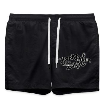 Zombie Style - Swim Trunks - black - Front - AI Model Male 185 light (185cm)