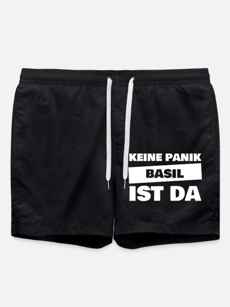 Gift for Basil - Swim Trunks - black