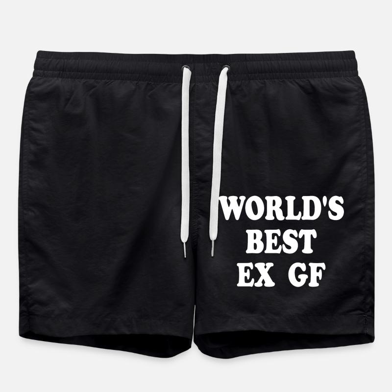 world's best ex gf - Badeshorts - Schwarz