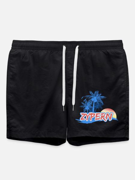 Strand Zypern - Badeshorts - Schwarz