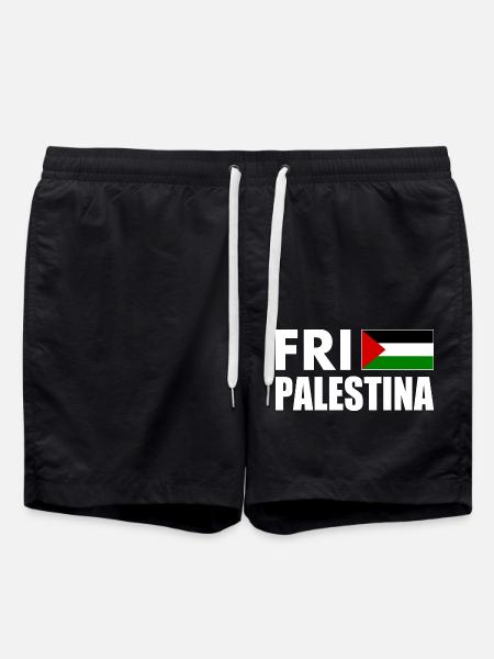 Fri palestina - Swim Trunks - black