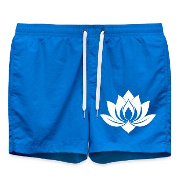White Lotus - Swim Trunks - cobalt blue - Front