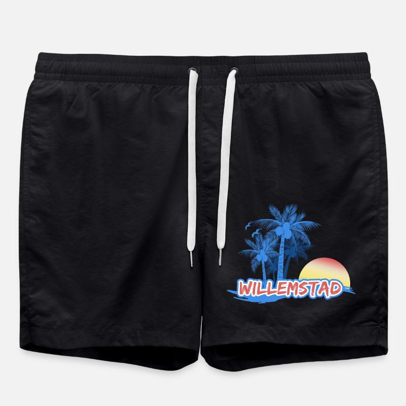Plage de Willemstad - Short de bain - noir
