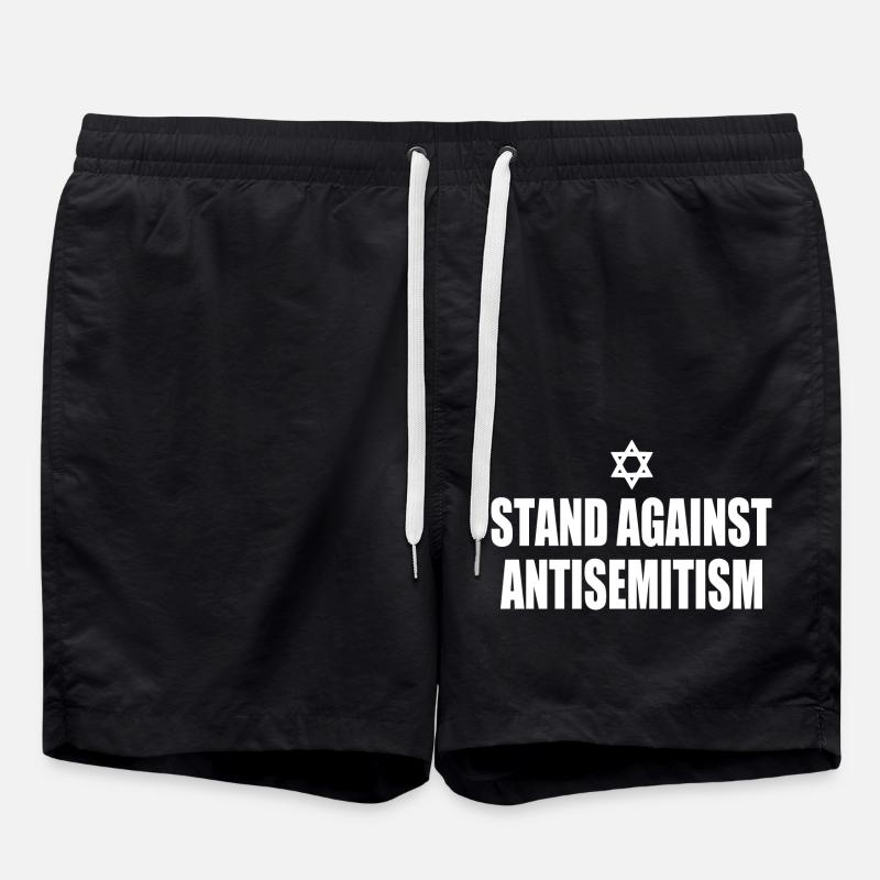 stand against antisemitism - Short de bain - noir