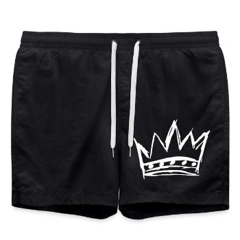 La couronne du style - Short de bain - noir - Devant - AI Model Male 185 light (185cm)