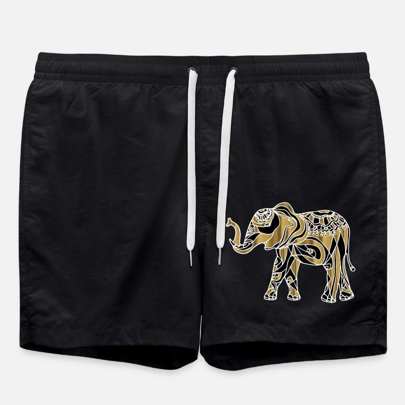 Elephant - Swim Trunks - black