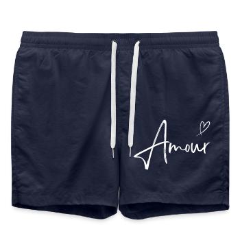Amour - Swim Trunks - french navy - Front - AI Model Male 185 light (185cm)