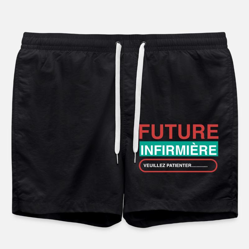Future Nurse - Swim Trunks - black