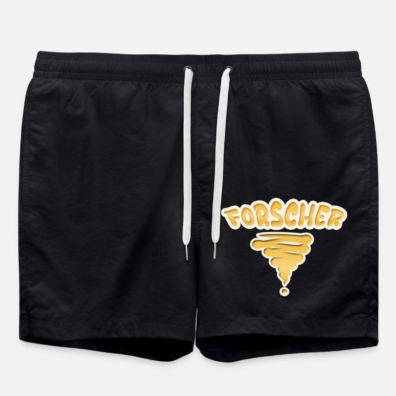 Gift for Researcher - Swim Trunks - black